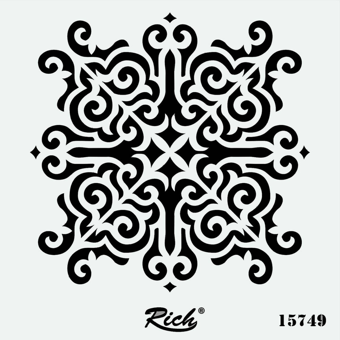    Stencıl Kare 25x25 15749   