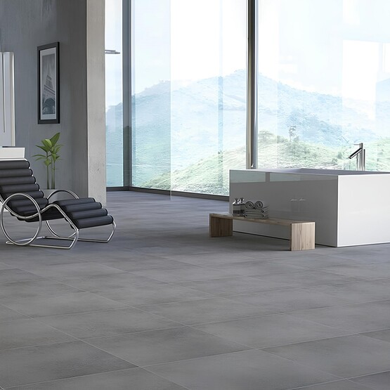 Çanakkale Seramik Alesta Sırlı Granit Karo Gri 60 x 60 cm 1,44 m2