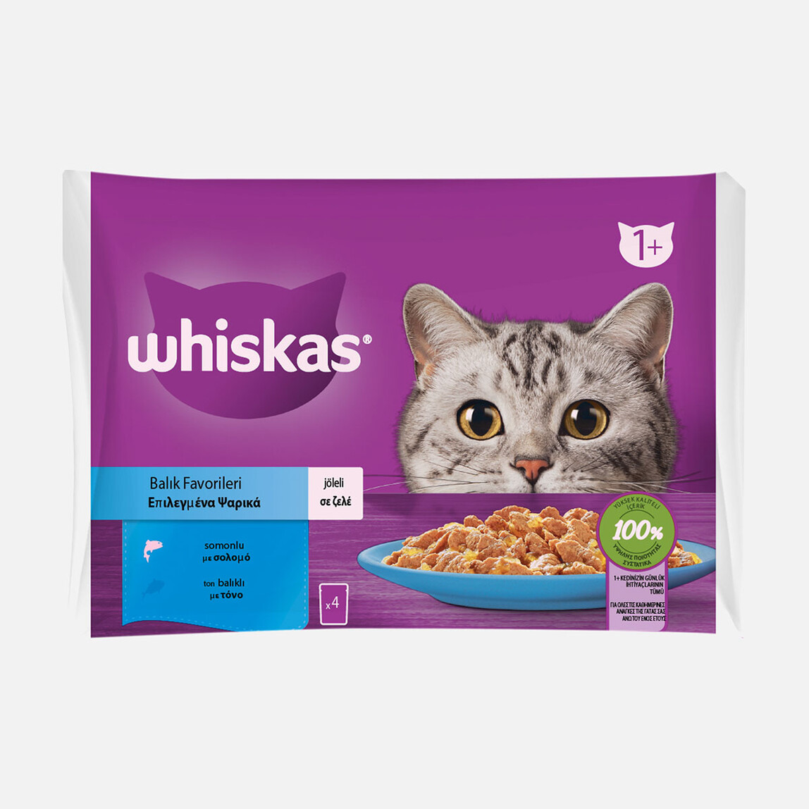    Whiskas Balık Favorileri Poşet Yaş Mama 340g  