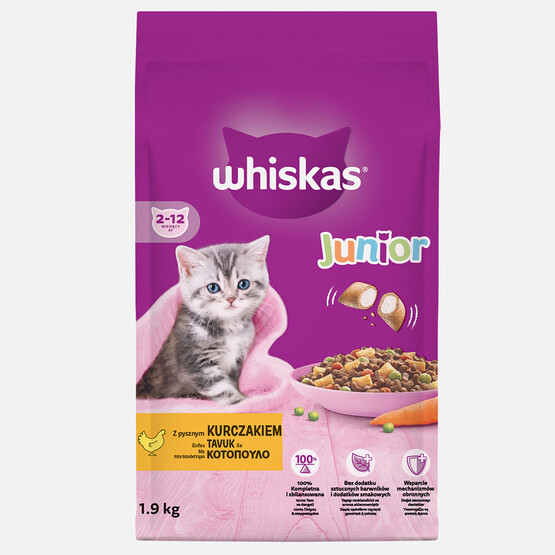 Whiskas Yavru Tavuklu Kuru Mama 1,9kg 