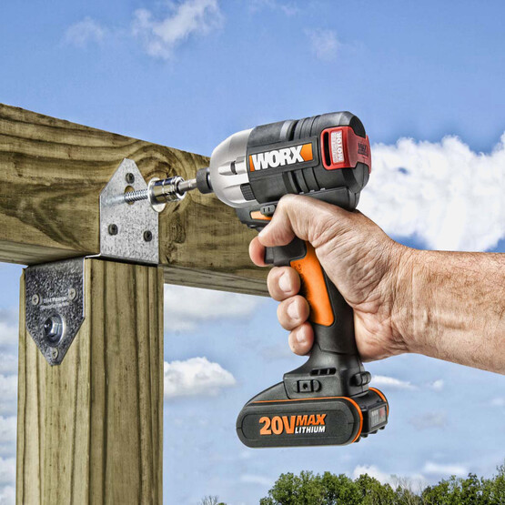Worx WX261 20 V 2 Ah Çift Akülü Li-ion Darbeli Akülü Tornavida  