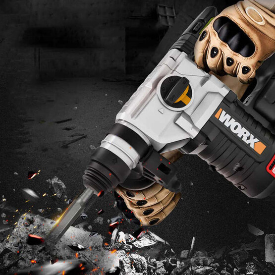 Worx WX380 20 V Çift Akülü Profesyonel Pnömatik Kırıcı Delici  