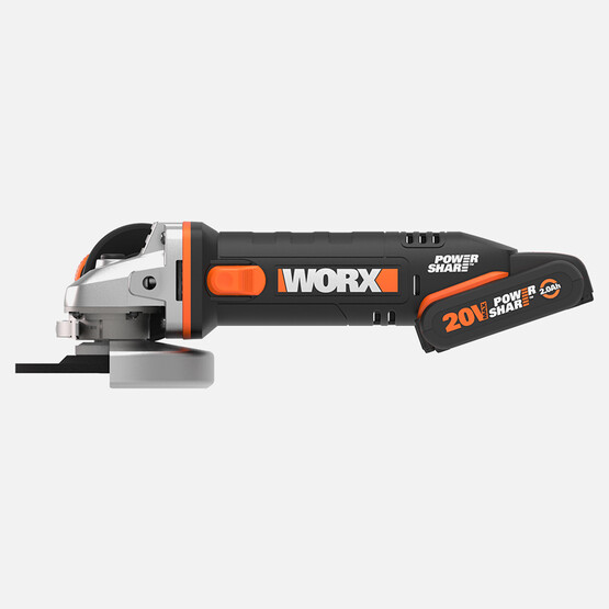 WORX WX800 115 mm Akülü Profesyonel Avuç Taşlama Makinesi 