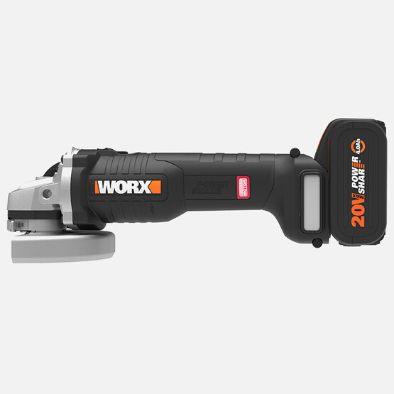 WORX WX813 115 mm Akülü Profesyonel Avuç Taşlama Makinesi 