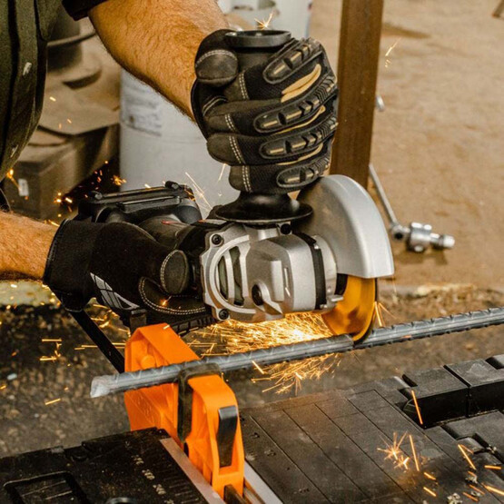 WORX WX813 115 mm Akülü Profesyonel Avuç Taşlama Makinesi 
