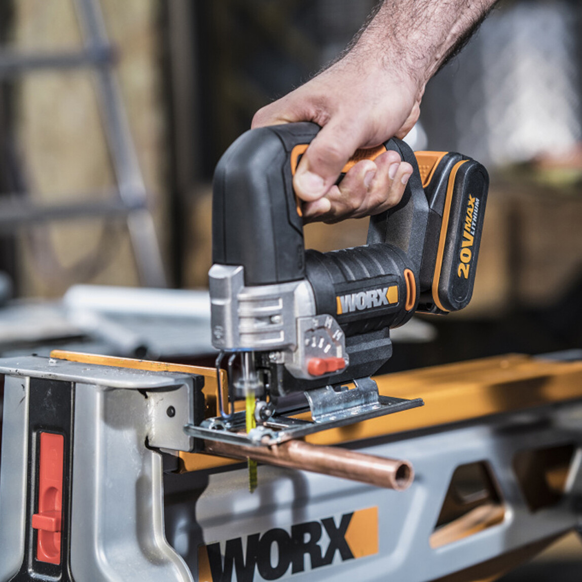    WORX WX543 20Volt 2.0Ah Li-ion Profesyonel Dekupaj Testere  