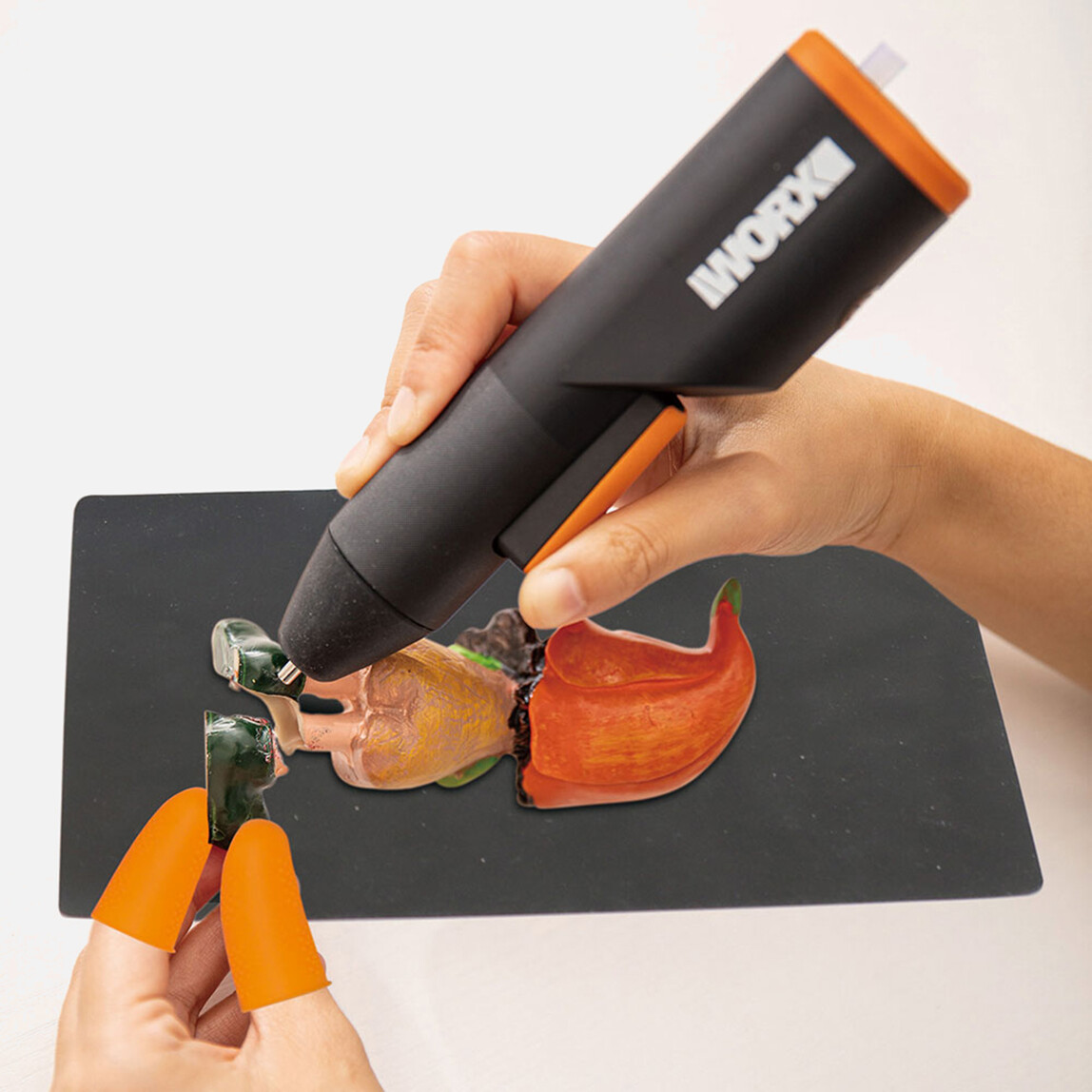    WORX WX746.9 MAKERX 20Volt Profesyonel Sıcak Mum Silikon Tabancası + 10 Silikon (Akü Dahil Değildir)  