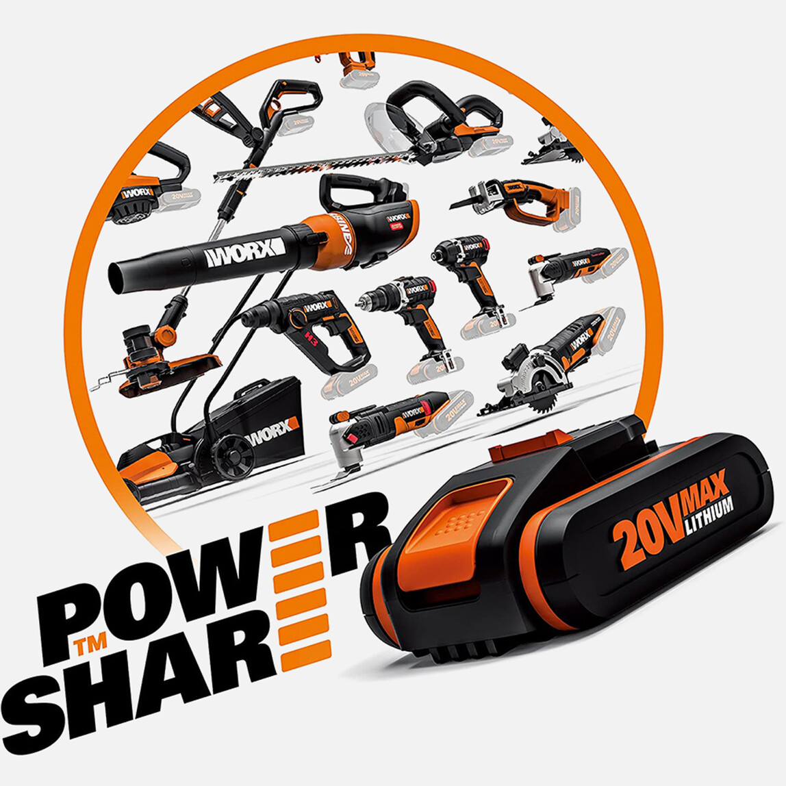    Worx Wa3601 20V 2Ah Li-ion Akü Ve Akü Şarj Cihazı   