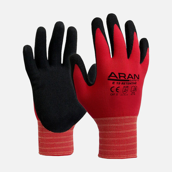 Aran Safety İş Eldiveni-12Li Lateks Kaplı  