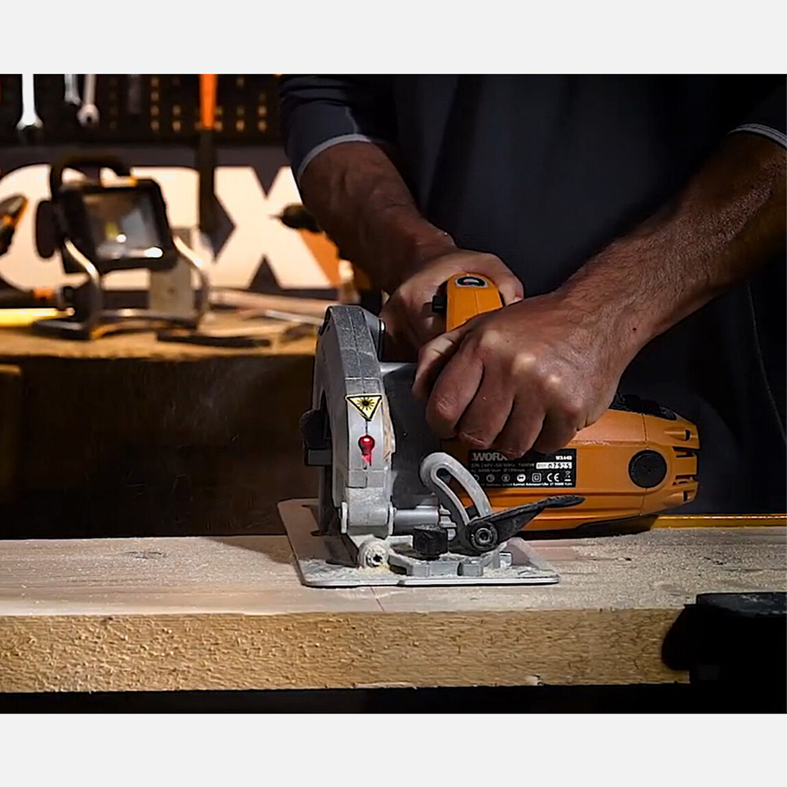    Worx WX445 1600 W Profesyonel Lazerli Daire Testere  