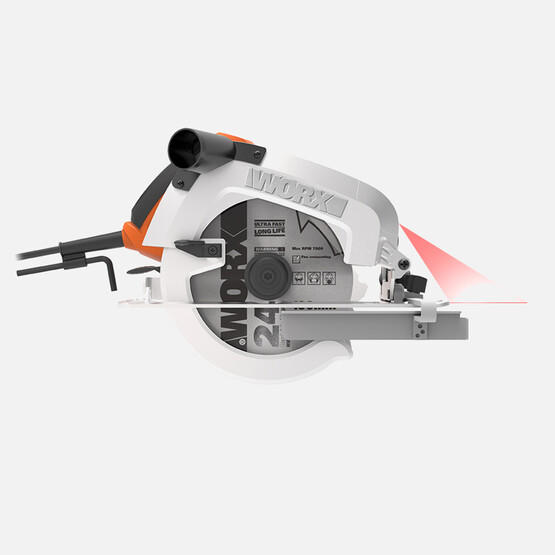 Worx WX445 1600 W Profesyonel Lazerli Daire Testere 