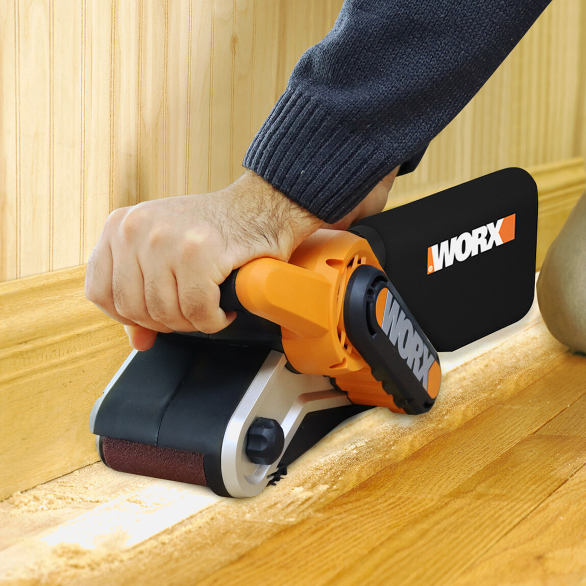    WORX WX661.1 950Watt Profesyonel Devir Ayarlı Tank Zımpara  