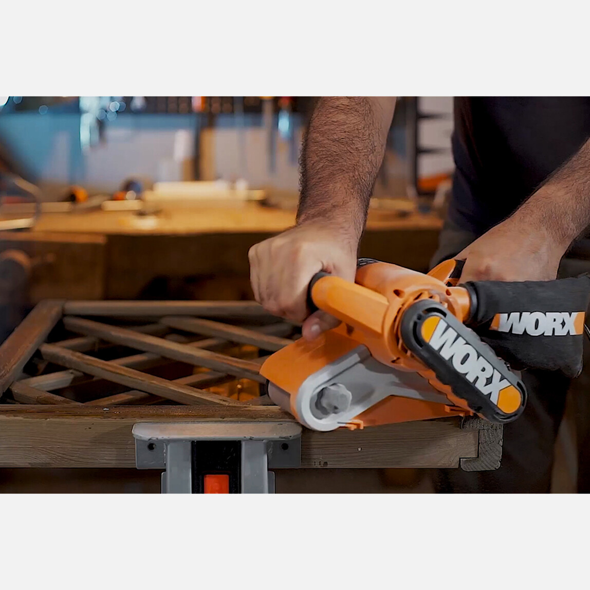    WORX WX661.1 950Watt Profesyonel Devir Ayarlı Tank Zımpara  