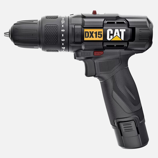CAT DX15 12 V 2 Ah Tek Akülü Li-ion Profesyonel Darbeli Akülü Matkap  