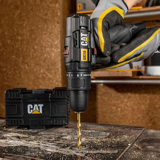 CAT DX15 12 V 2 Ah Tek Akülü Li-ion Profesyonel Darbeli Akülü Matkap  