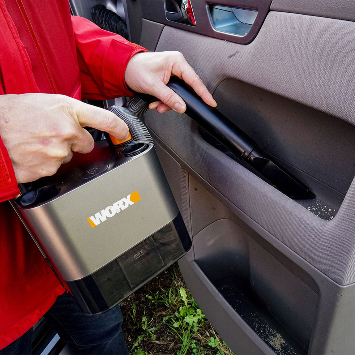    Worx WX030 30 W Esnek Hortumlu Profesyonel Kompakt Şarjlı Süpürge  