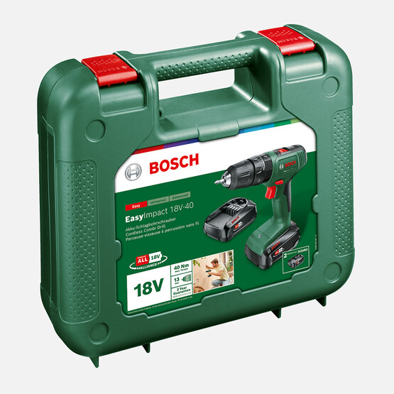 Bosch EasyImpact 18V-40 (2.0 Ah Çift Akü, AL18V-20) 