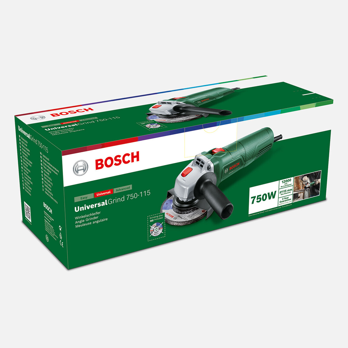    Bosch UniversalGrind 750-115 Taşlama Makinesi  