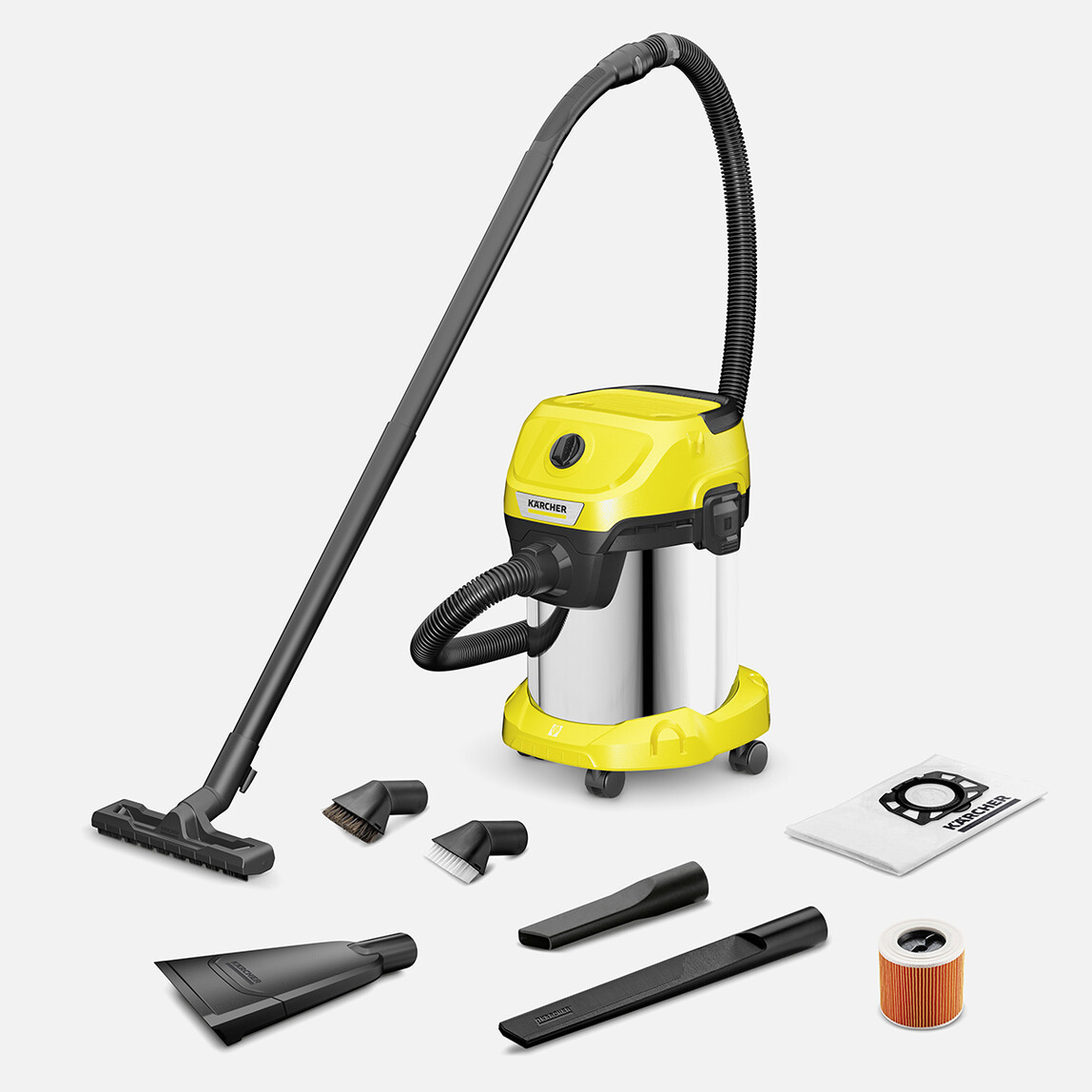    Karcher WD 3S V 1000 W Islak-Kuru Elektrikli Süpürge   