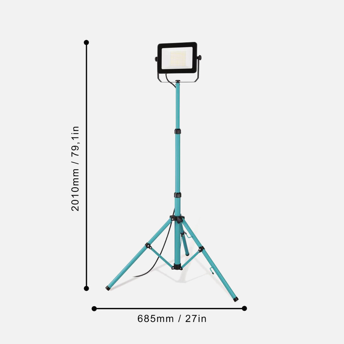    Eglo Avelar Ayaklı 100W Led Dış Mekan Projektör   