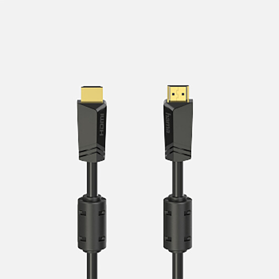 Hama HS HDMI Ethernet Altın Uç Siyah 10m 