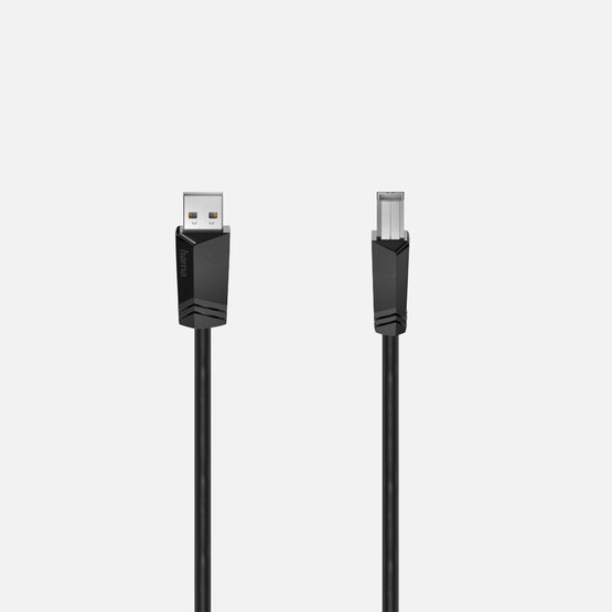 Hama USB 2.0 A Fiş - B Fiş Siyah 5m 