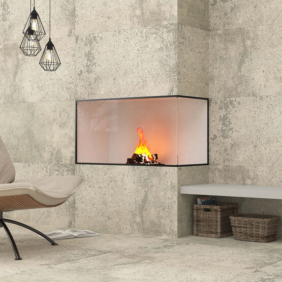 Bien Bianco Rektifiyeli Karo Parlak Beton 60 x 120 cm 2,16 m2