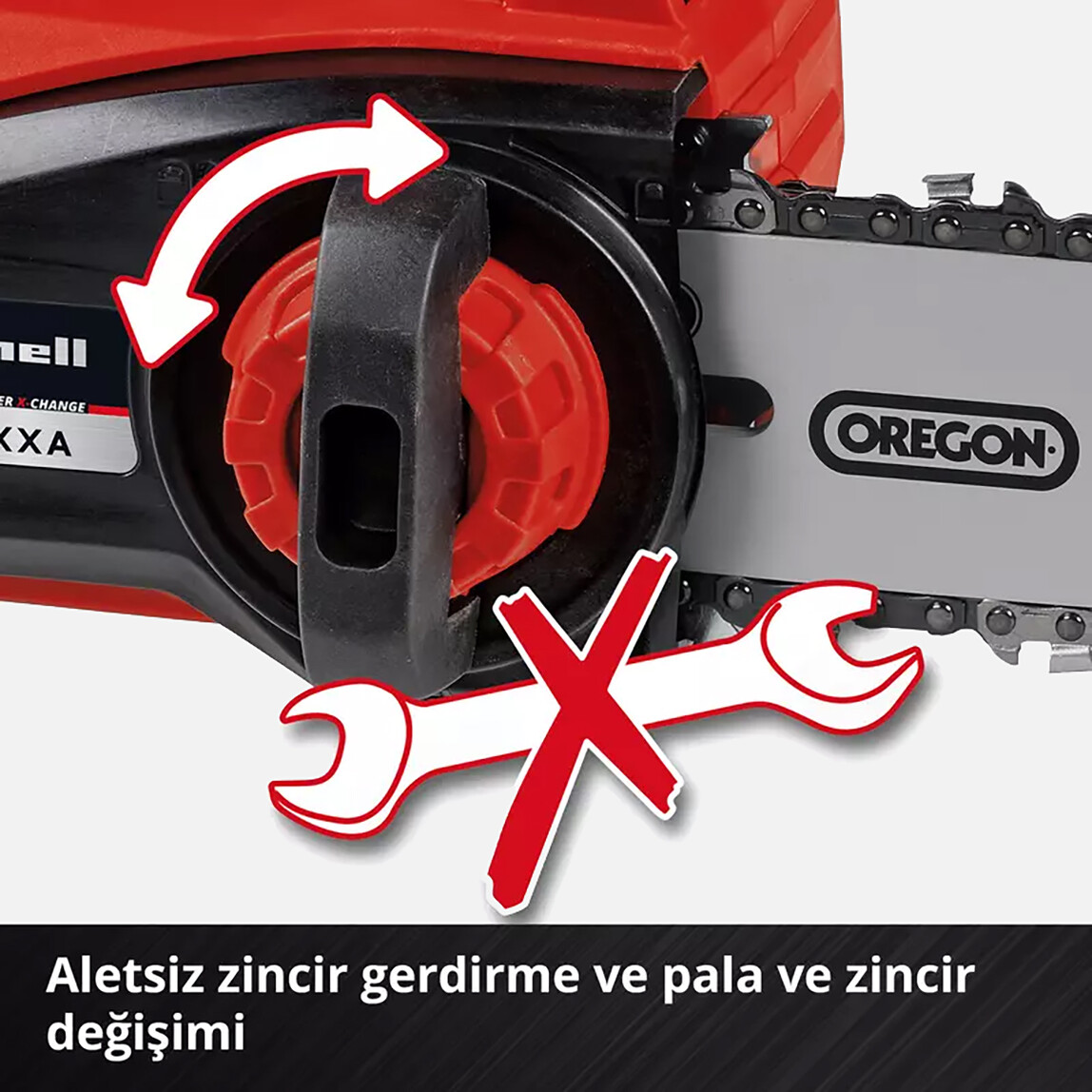    Einhell Fortexxa 18/20 TH Akülü Ağaç Kesme Makinesi 