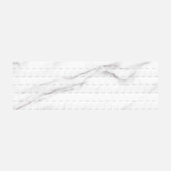Bien Alin Dekofon Rektifiyeli Karo Parlak Beyaz 30 x 90 cm 1,89 m2