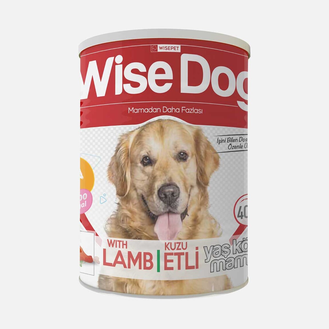    WiseDog Kuzu Etli Köpek Maması 400gr 