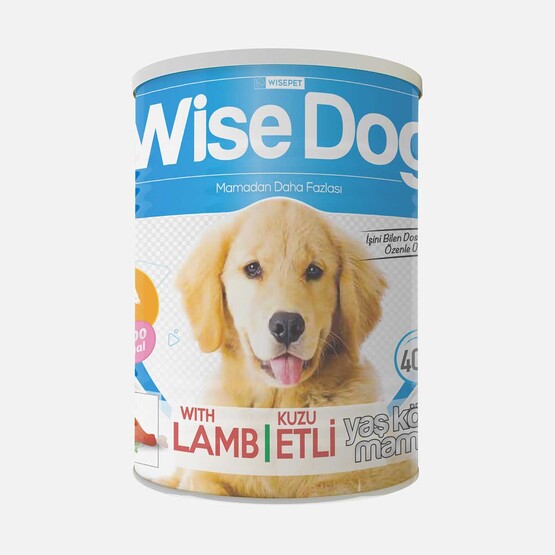 WiseDog Kuzu Etli Köpek Maması 400gr