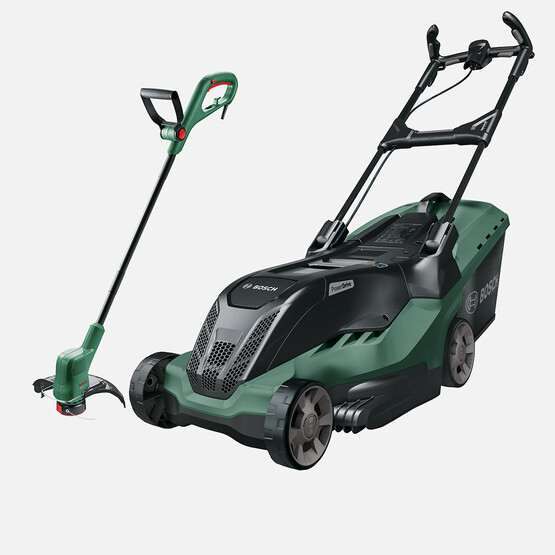Bosch AdvancedRotak 770 Elektrikli Çim Biçme Makinesi ve Easygrasscut 23 Kenar Kesme Makinesi