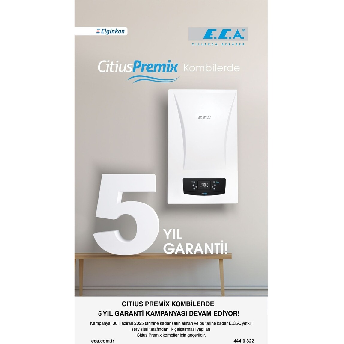    ECA Citius Premix 24 kW Kombi  