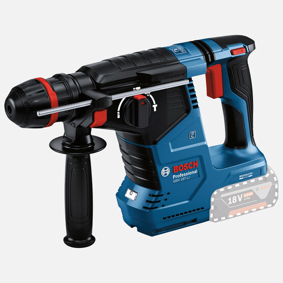 Bosch GBH 187-LI Solo Tek Mandrenli Profesyonel Akülü Kırıcı Delici (Akü ve Şarj Cihazı Dahil Değildir.)