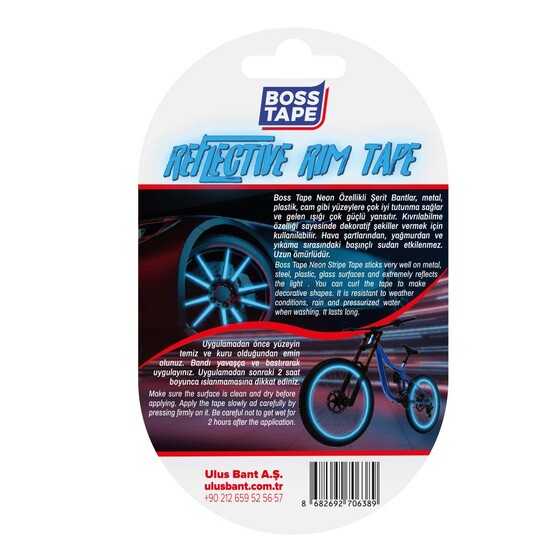 Jant Bandı Mavi 7mm X 7mt 