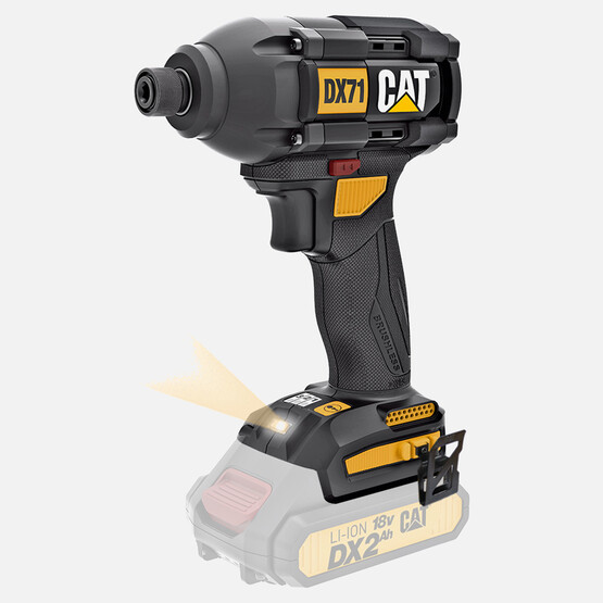 CAT DX71B 18Volt 215Nm Kömürsüz Profesyonel Şarjlı Darbeli Tornavida (Akü Dahil Değildir) 