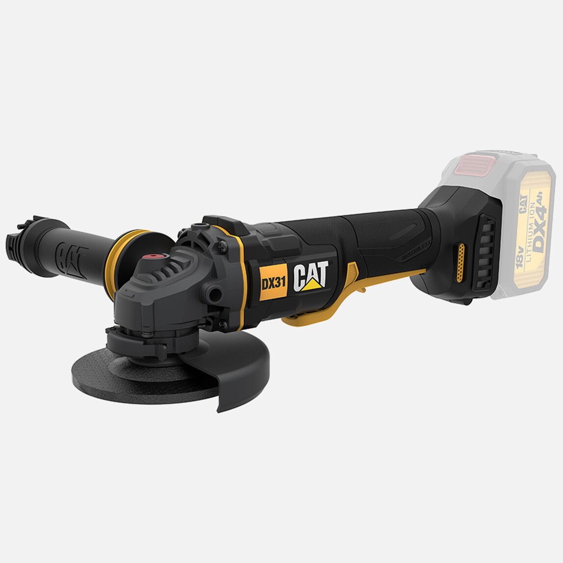    CAT DX31B 18Volt 115mm Kömürsüz Profesyonel Avuç Taşlama (Akü Dahil Değildir)  