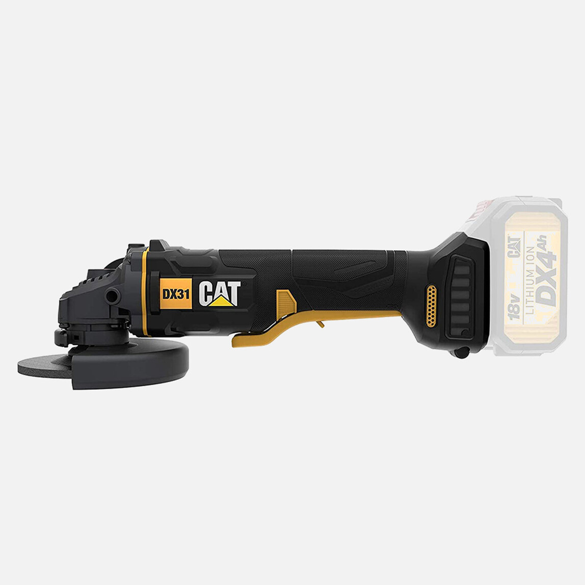    CAT DX31B 18Volt 115mm Kömürsüz Profesyonel Avuç Taşlama (Akü Dahil Değildir)  