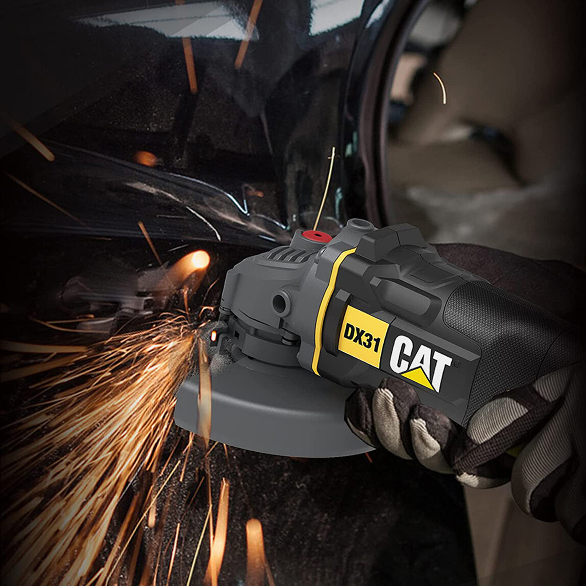    CAT DX31B 18Volt 115mm Kömürsüz Profesyonel Avuç Taşlama (Akü Dahil Değildir)  