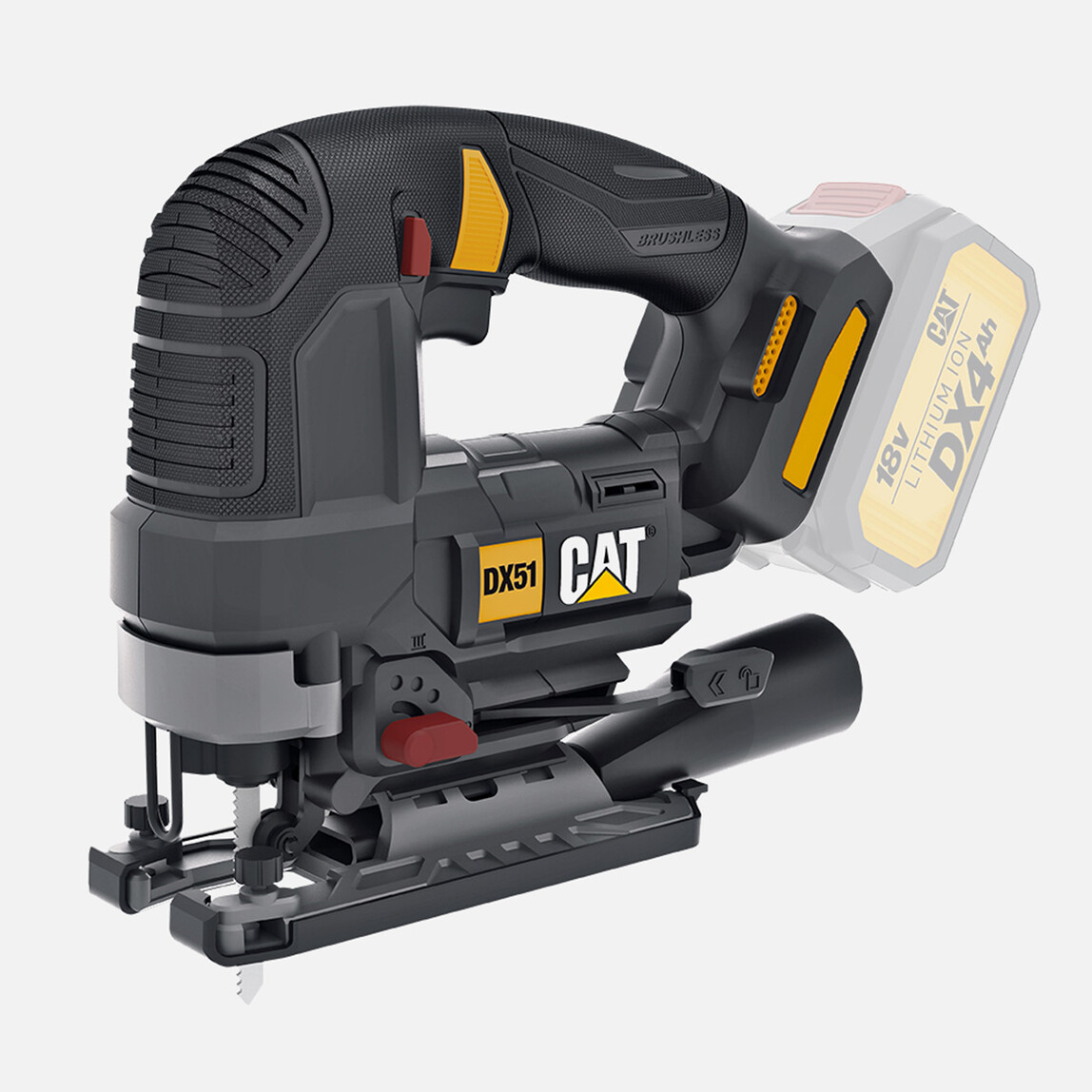    CAT DX51B 18Volt Kömürsüz Profesyonel Dekupaj Testere (Akü Dahil Değildir)  