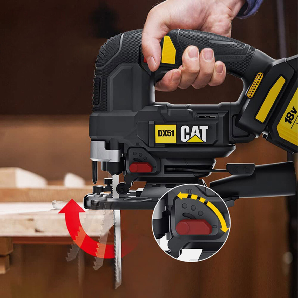    CAT DX51B 18Volt Kömürsüz Profesyonel Dekupaj Testere(Akü ve Şarj Dahil Değildir.) 