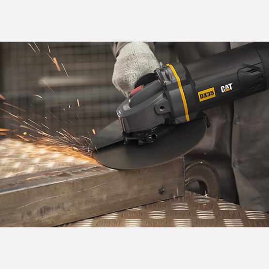 CAT DX35 2350Watt 230mm Profesyonel Dönebilir Tutma Kollu Büyük Taşlama  