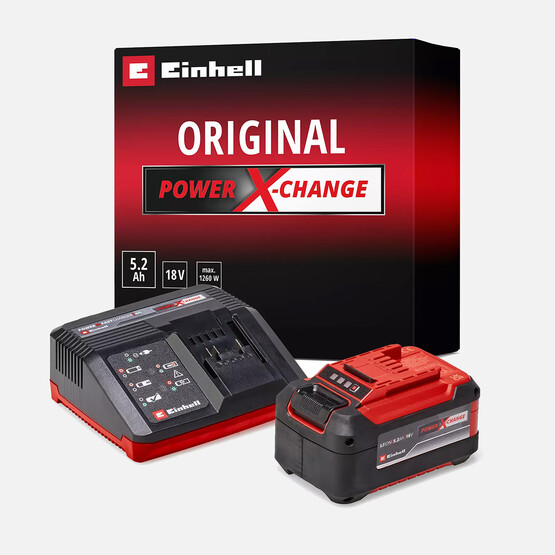 Einhell 5.2 Ah Li-ion 3 Kademeli Akü ve Şarj Cihazı