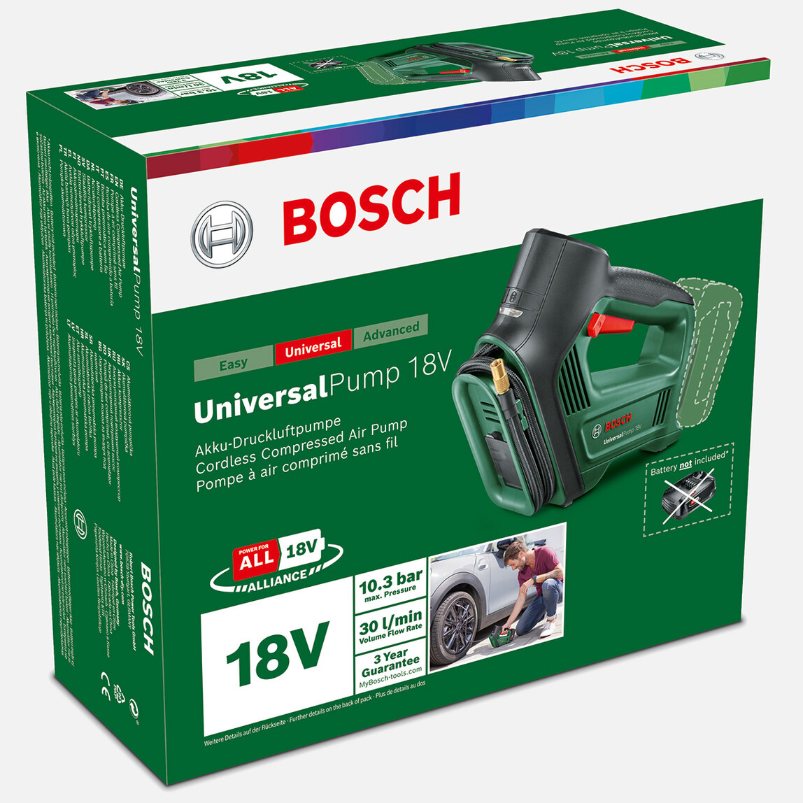    Bosch UniversalPump 18V Akülü Hava Kompresörü (Solo)  