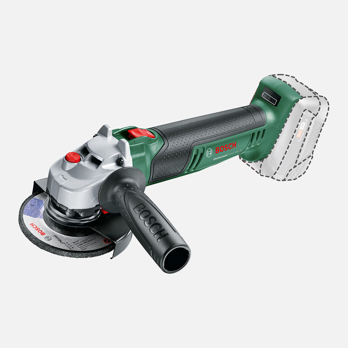    Bosch Universal Grind 18V-75 Akülü Taşlama Makinesi (115 mm, Karton kutu, Solo)  