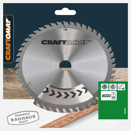 Craftomat Daire Testere Bıçağı 165X1.5/1X20 T48