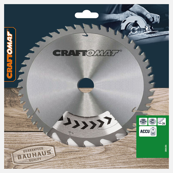 Craftomat Daire Testere Bıçağı 190X1.6/1.1X30 T24