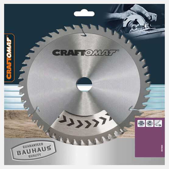 Craftomat Daire Testere Bıçağı 210X30X2.4/1.8X54T