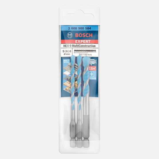 Bosch Exp Çok Amaçlı Matkap Uç Hex-9 Mc 3'lü Set