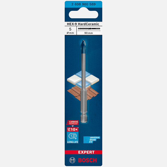 Bosch Exp Hardceramic Matkap U Hex-9 5x90 mm